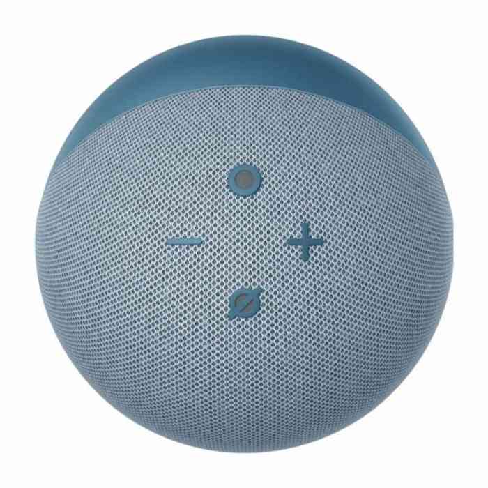 Echo Dot (4th Gen) Smart speaker with clock and Alexa – Twilight Blue